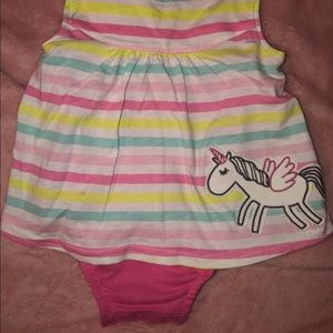 0/3 BABYGIRL Unicorn Tank Dress